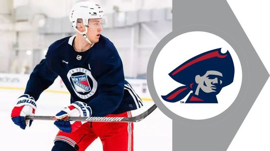 Hockey: Larsson attends Rangers Development Camp taken on Neville Island, Pa. (Robert Morris)
